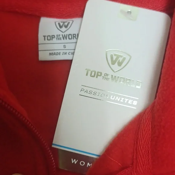 NWT Ohio State Buckeyes Top of the World peak polar full zip fleece - Picture 3 of 3